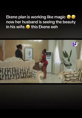 Ekene plan is working like magic 🤣🤣 now her husband is seeing the beauty in his wife.😆 this Ekene eeh #treasurejthomas #fypシ゚ #nollywoodmovies 
