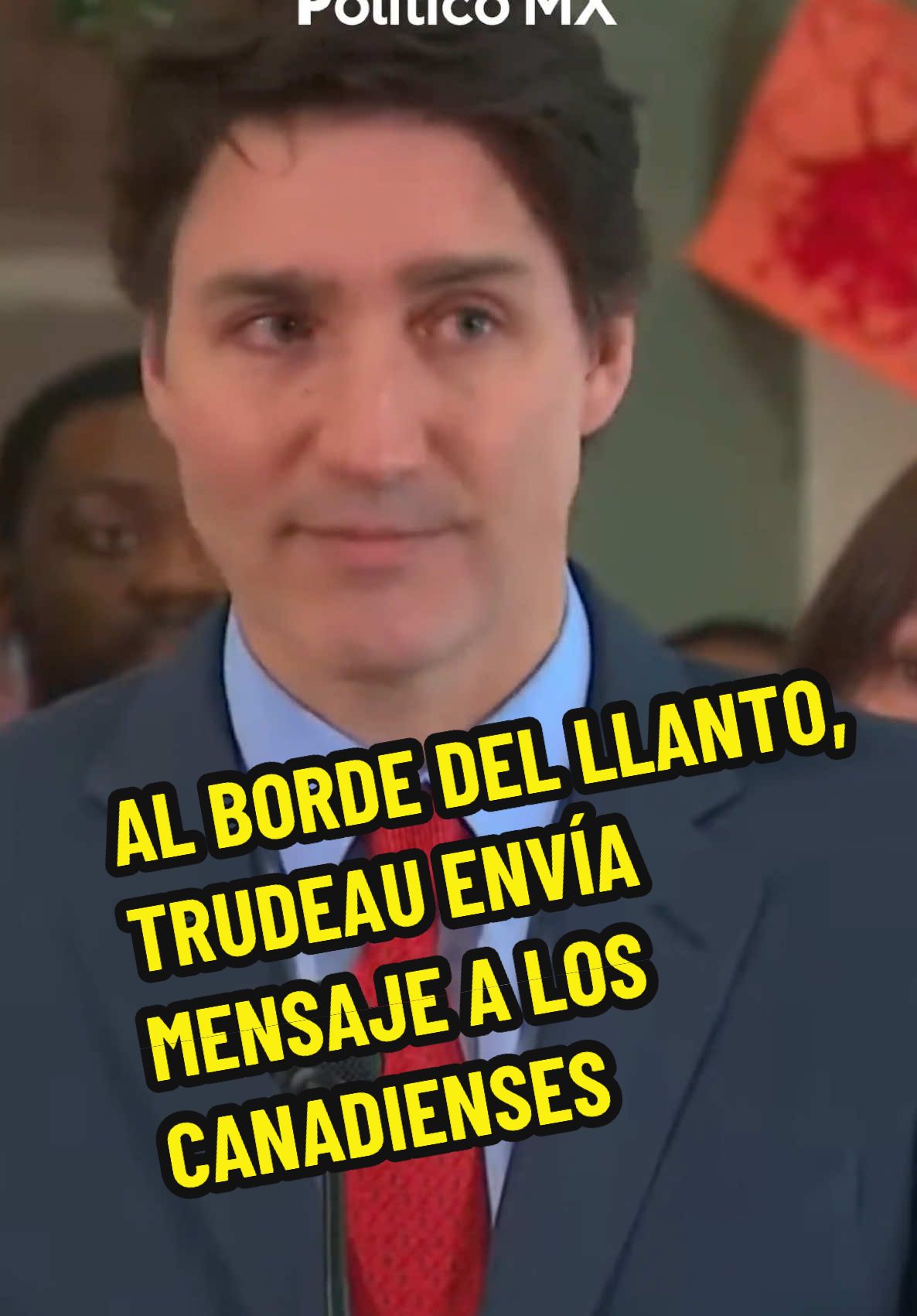 🇨🇦 Al borde del llanto, Justin Trudeau envía mensaje a los canadienses El primer ministro de Canadá, Justin Trudeau, aseguró a los ciudadanos que seguirá trabajando por ellos, incluso en los últimos días de su gobierno, y afirmó que no los defraudará ni hoy ni en el futuro.  #canadá #eua #justintrudeau #donaldtrump #aranceles #news