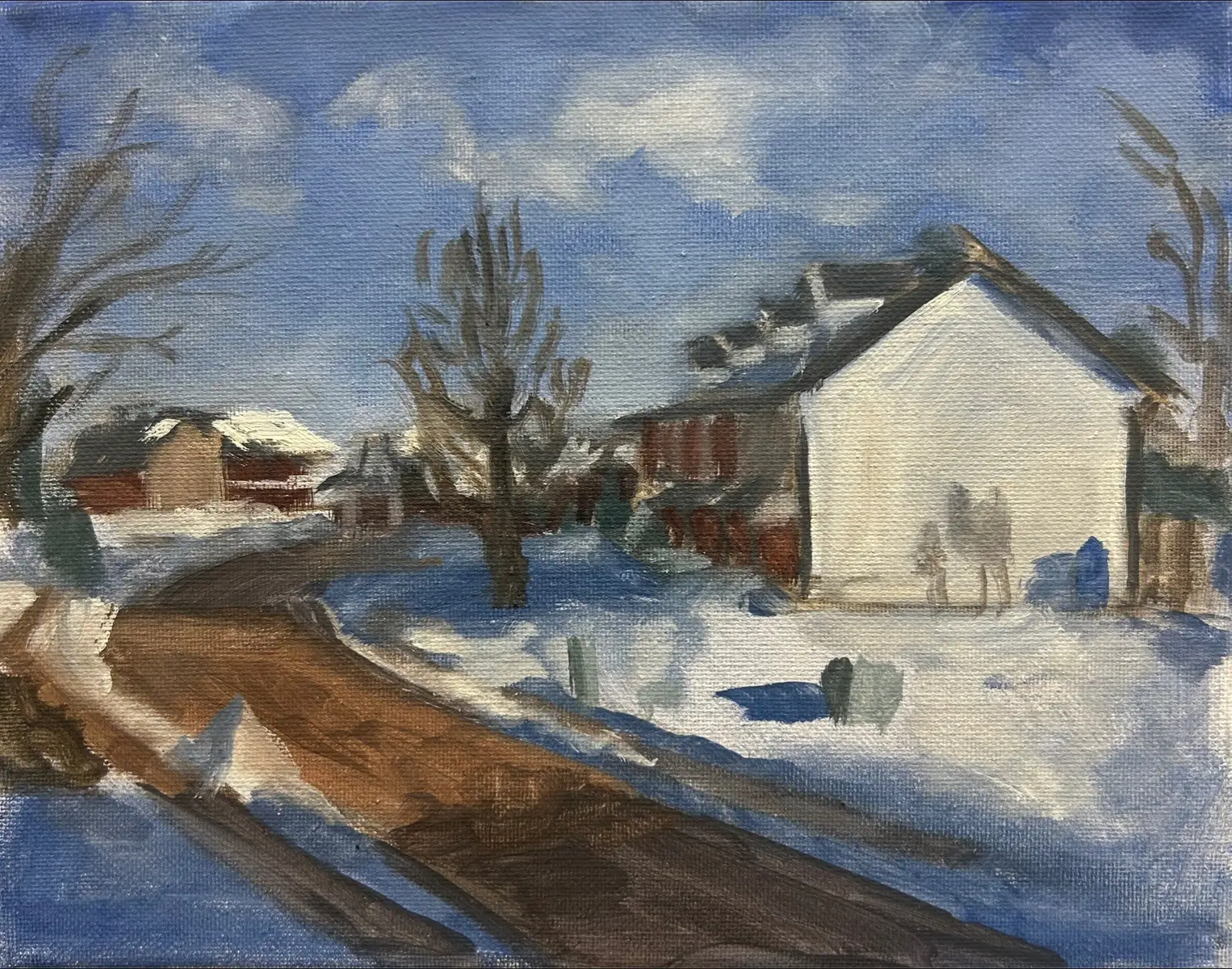 Lots of plein air painting this semester, some a little uglier than others. Which one is your favorite? 