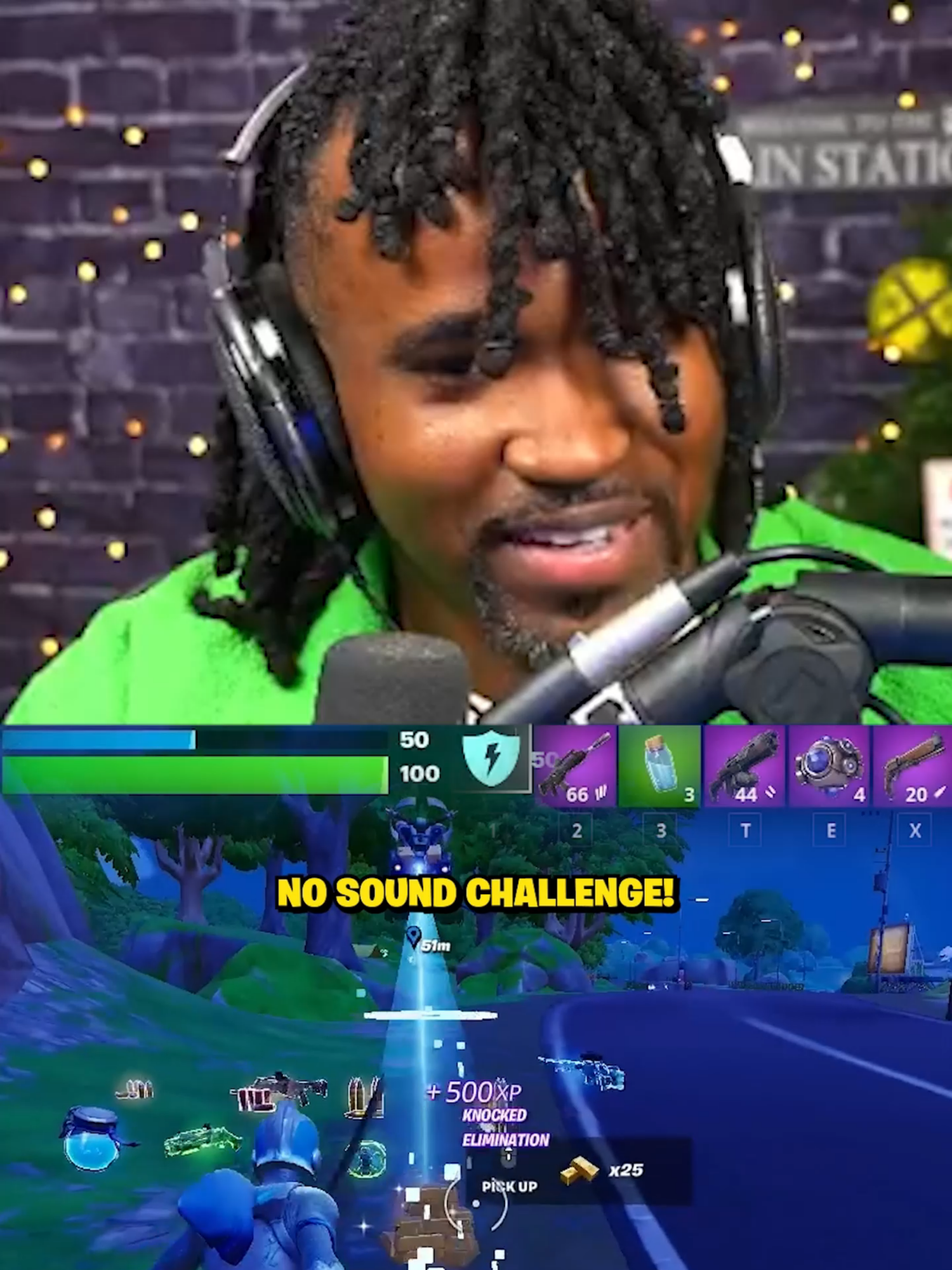 NO SOUND Challenge! Celebrating World Hearing Day ALL MONTH LONG! #fortnite #fortniteclips #fyp #prospering 