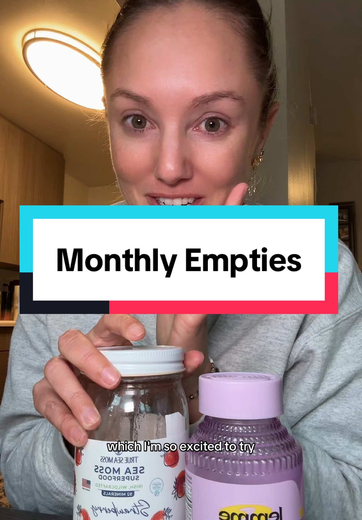 Replying to @💛 NICOLE🔸🐈 more monthly empties that I refill almost immediately 🥰 #monthlyempties #trueseamoss #lemme #favs #healthy #foryou 