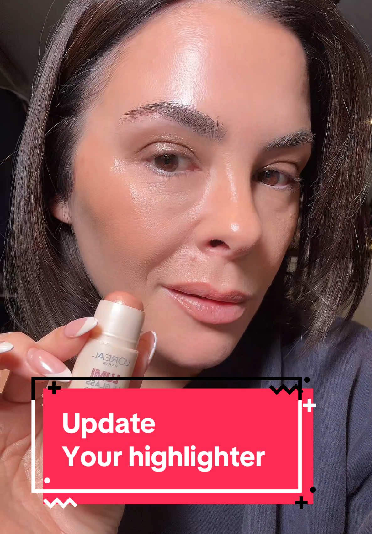 As we mature our skin dries out and it’s not a bad thing to switch our powders to cream options #matureskinmakeup #makeuptutorial #makeuphacks #highlighter #glowingskin #genx #millennial #over40 #over50 #over35 #makeupover40 #makeup #fyp 