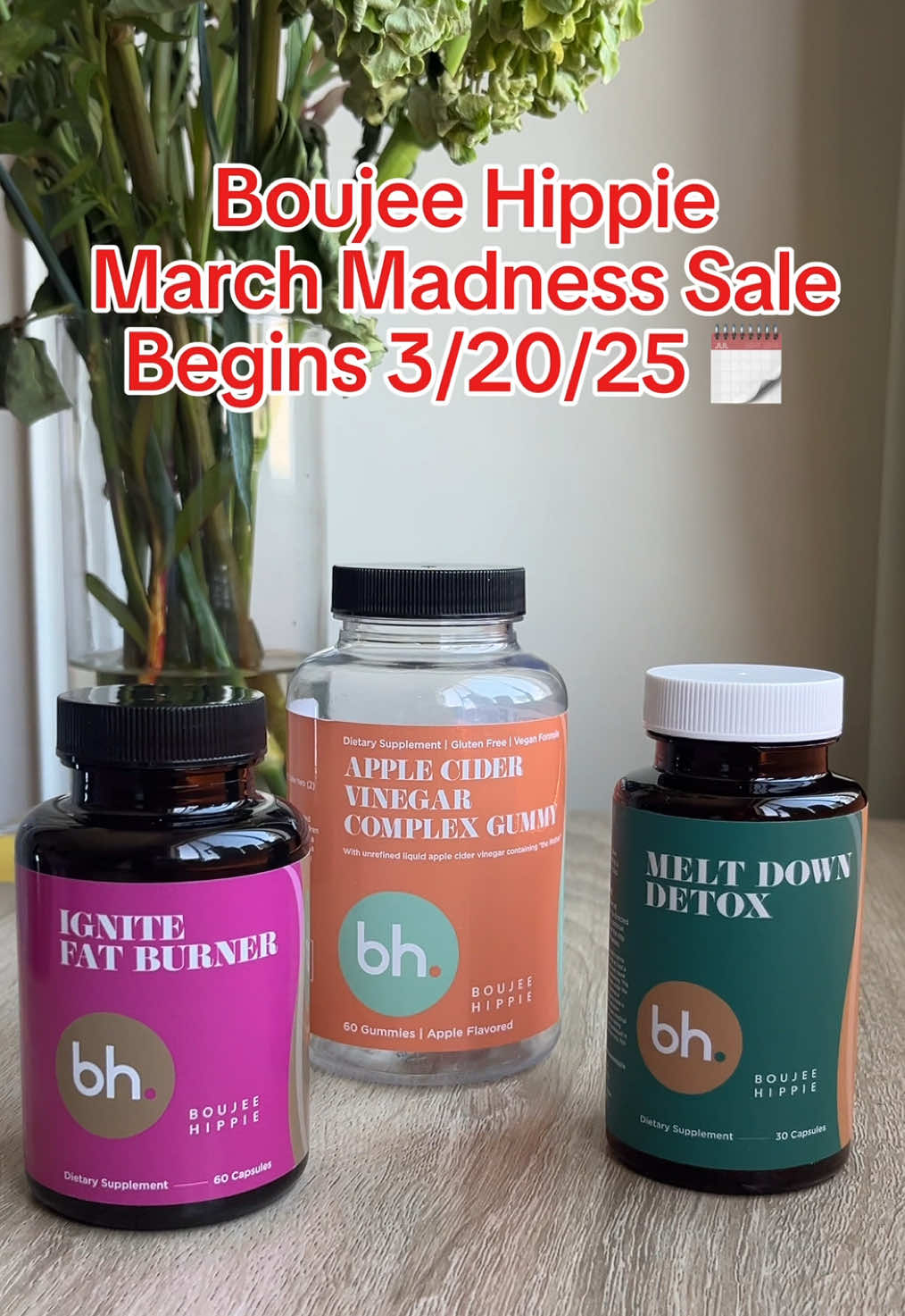 Boujee Babes, meet your dream team! 🏆🔥 35% OFF for March Madness ONLY! #supplementsforwomen #womenshealth #snatchedwaist  #summerbody #boujeehippie #MarchMadness