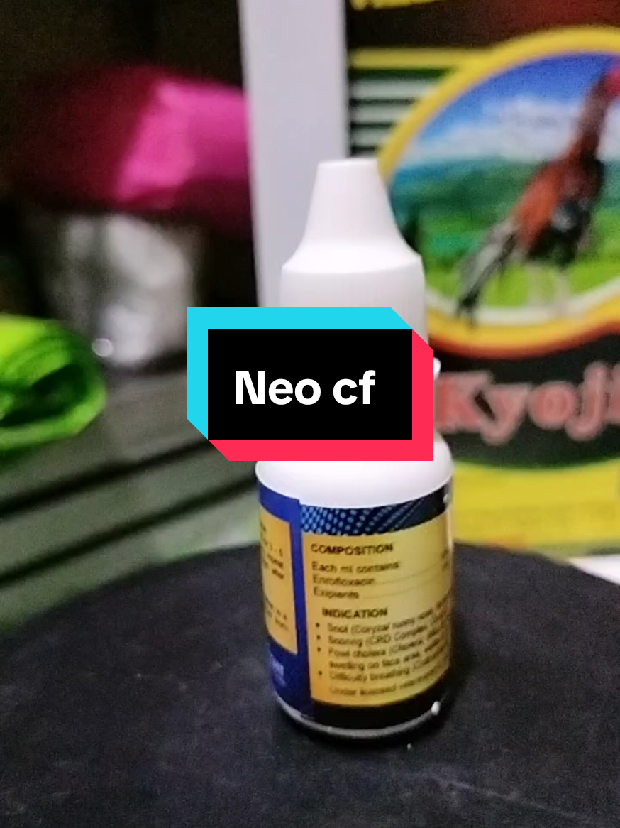 neo cf obat untuk ayam sakit seperti demam pilek senot ngorok dll 