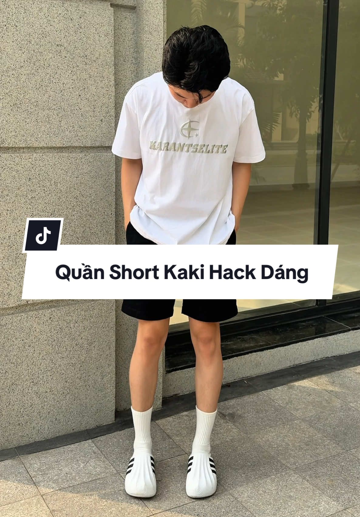 Quần short kaki form trên gối hack dáng hack chiều cao và quan trọng là cực kỳ thoáng mát  #lamanhday #TikTokFashion #quanshortkakinam #capmanclub 