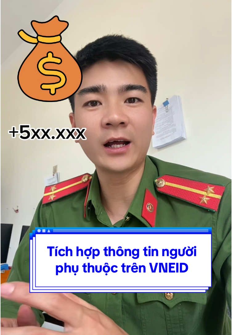 Hướng dẫn cách thêm thông tin người phụ thuộc trên ứng dụng vneid #dvc #tthc #Trong 