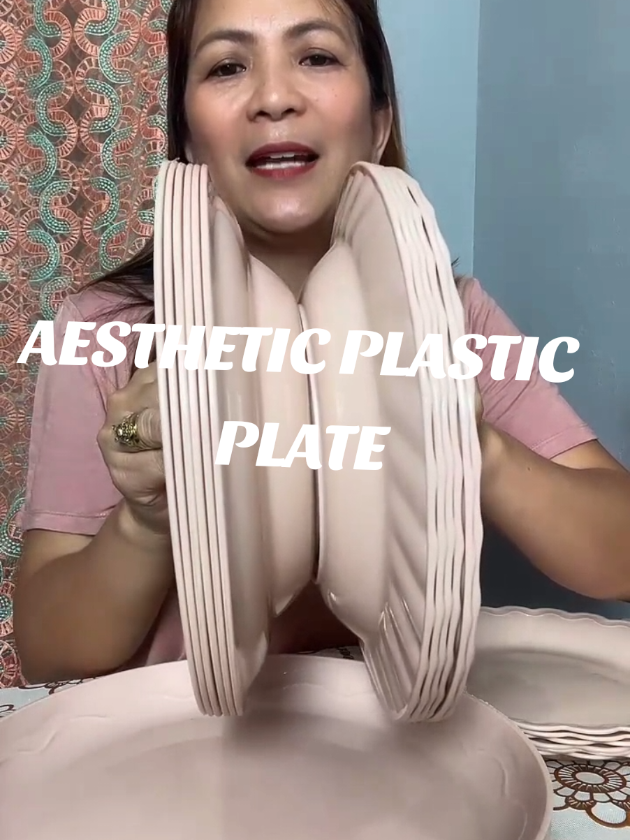 Aesthetic Plastic plate, color beige ang ganda!#murangplato #plasticplate #unbreakableplate #plateset #plate #plate #beigeplate 