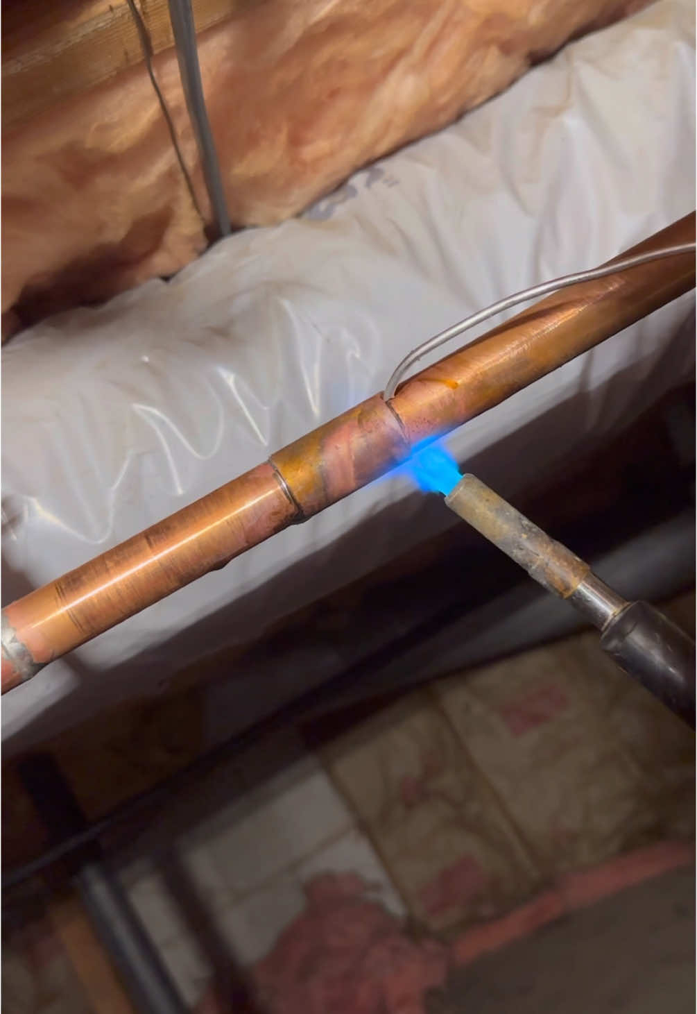 replacing a saddle valve with a proper tee and valve