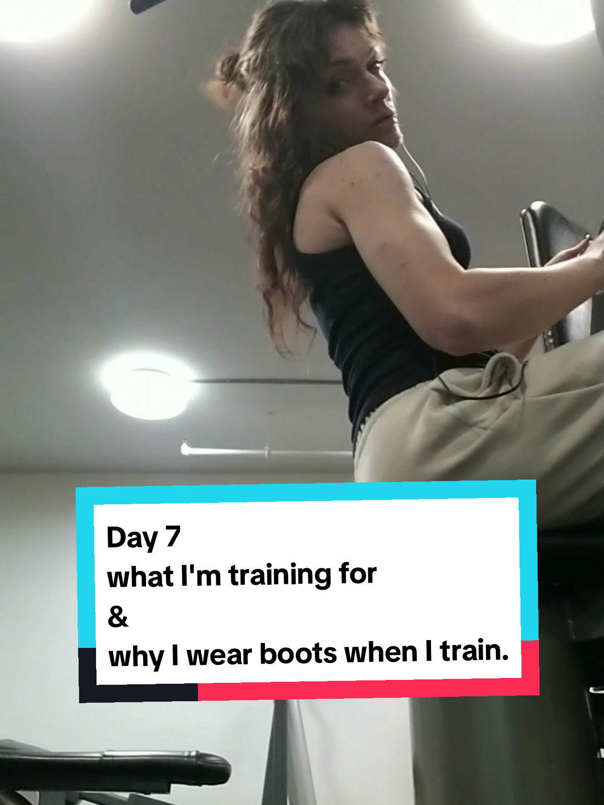 Replying to @_maria_louise_ what I'm training for and why I wear my boots when I training. day 7 of my bodybuilding and weight gain journey. #preperation #selfacceptance #livedexperience #lifelongjourney #androgynous #weightgainjourney #bodybuildingmotivation #LetPeopleBe 