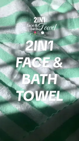Highly recommend 2in1 face & bath towel for an affordable price! Place order now! 👌🏻🍃✨ #creatorsearchinsights #2in1towel #2in1towelset #towelset #facetowelandbathtowel #facetowel #bathtowel #towel #microfiber #microfibertowel #quickdry #quickdrytowel #ultraabsorbent #lightweight #foryou #viral 