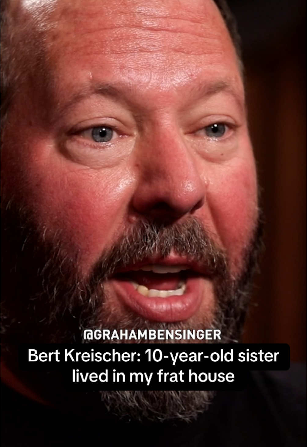 Most college frat houses are chaotic. Bert Kreischer’s had a 10-year-old living in it. 🤯 #FratLife #BertKreischer #College