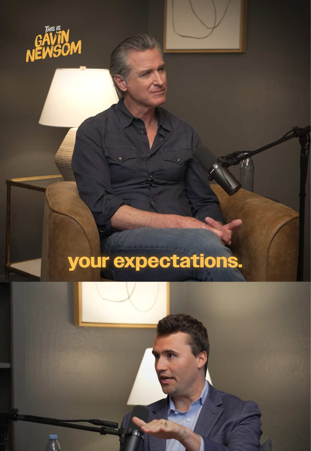 “The message that was largely being fed to a lot of young people was lower your expectations. You're not going to have the same American dream that your parents would have.”  Charlie Kirk and I don’t agree on a lot -- but this is spot on.  We can’t sit idly by while younger generations are being told they will have it worse off than their parents. Episode 1 of This is Gavin Newsom: And, This is Charlie Kirk at the link in bio. Subscribe now. #podcast #thisisgavinnewsom #charliekirk #fypシ 