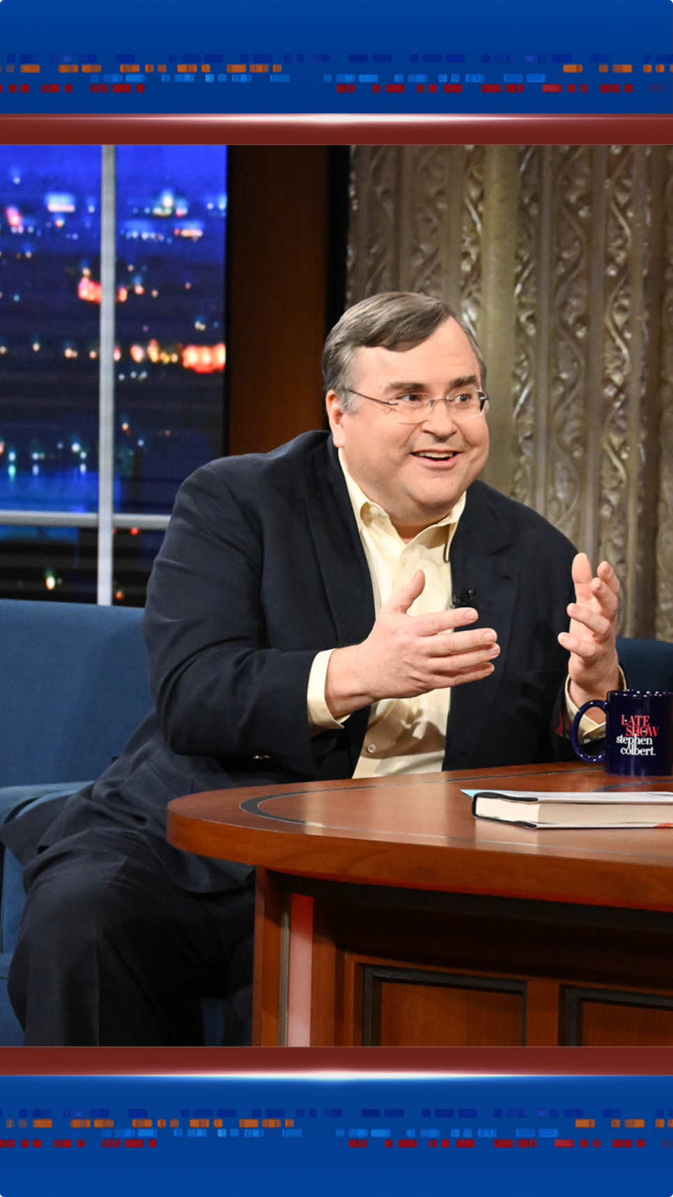 Tech entrepreneur and co-founder of LinkedIn, @Reid Hoffman, shares his thoughts on Elon Musk’s access and approach to the federal bureaucracy.  #Colbert