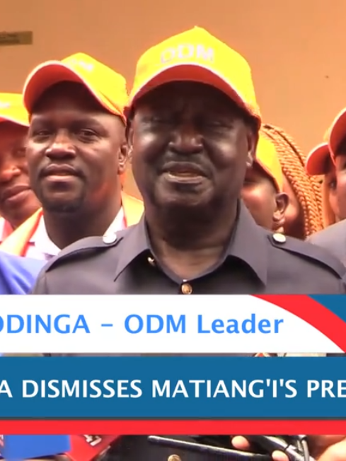 ODM party leader Raila Odinga dismisses former Interior Cabinet Secretary Fred Matiang'i's presidential ambitions. He spoke in Kisii on Thursday during his consultative tours ahead of the signing of his working pact with President Ruto from today.#raila #matiangi #kisii #nyamira #ruto #uhurukenyatta #2027electionskenya 