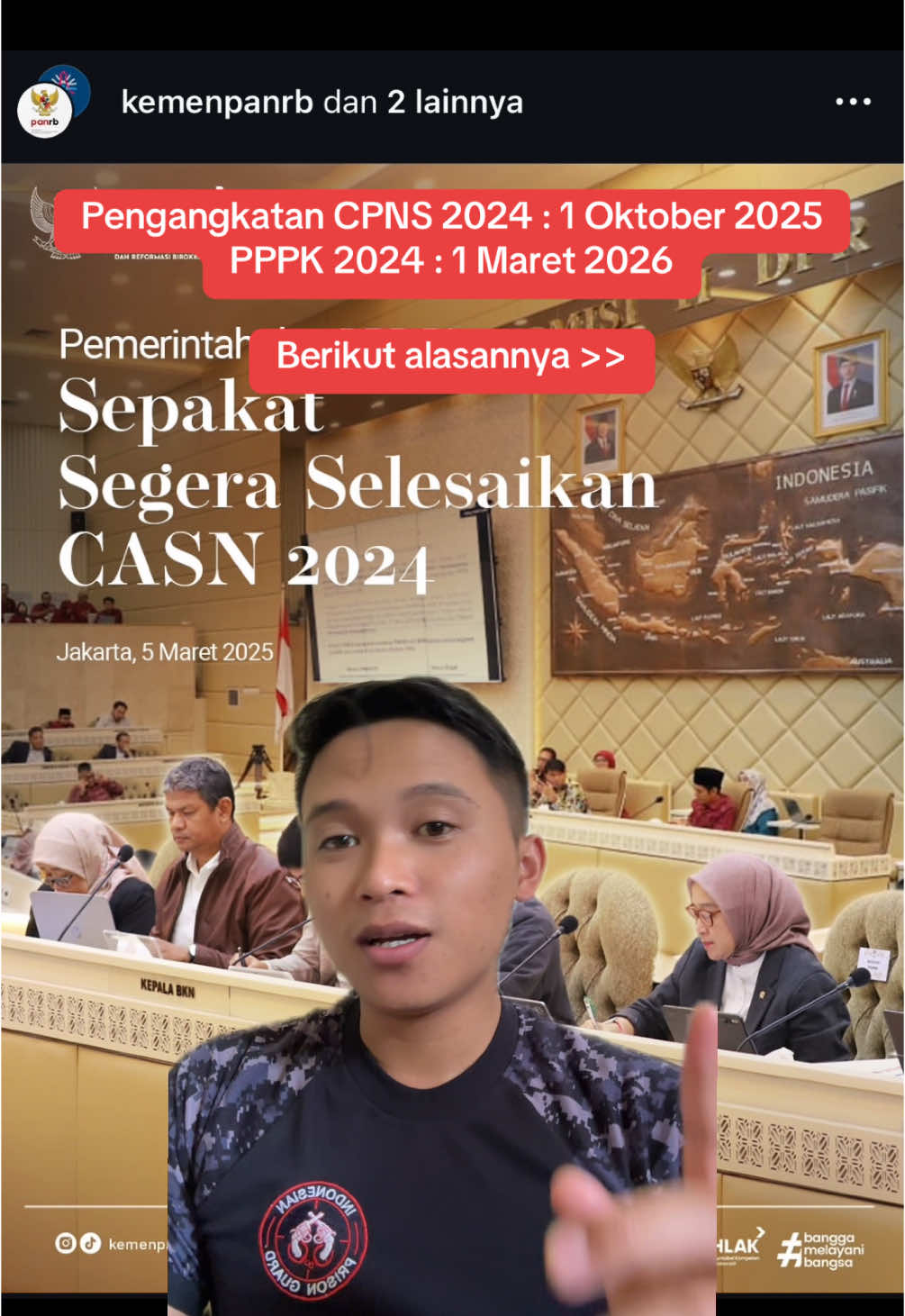 Pengangkatan CPNS dan PPPK Diundur #pejuangcasn #cpns2024 #pppk2024 