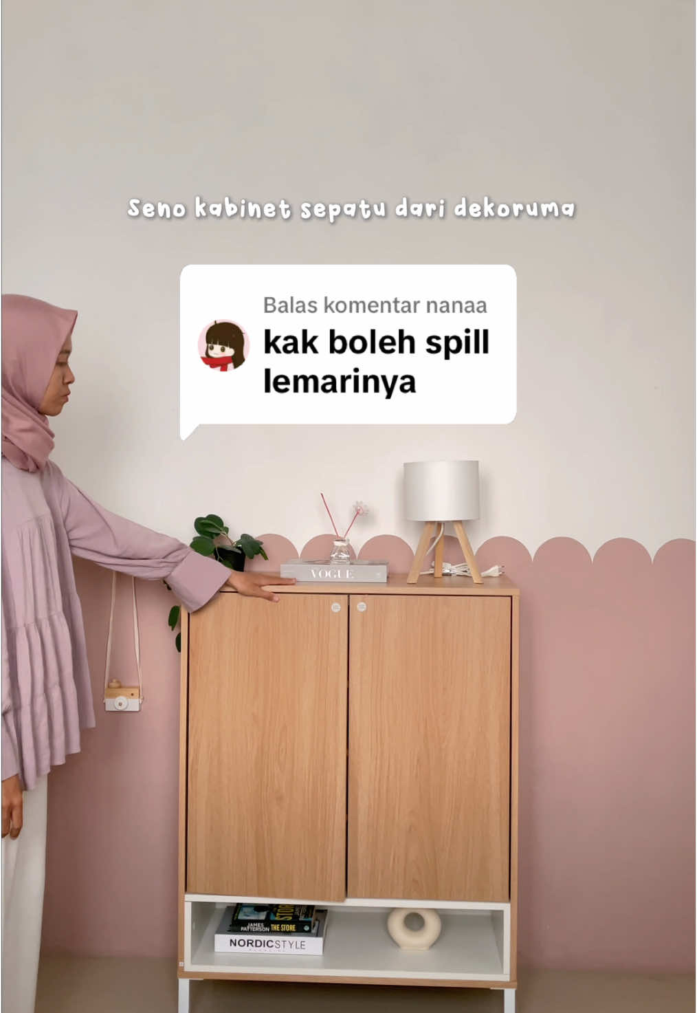 Membalas @nanaa jgn salfok ya kk. Jd ini tuh lemari sepatu yg kebetulan masih ada dikamar blm sempat dipindah. Produkny cek keranjang kuning ya 🥰 #raksepatu #dekoruma #tempatsepatu 