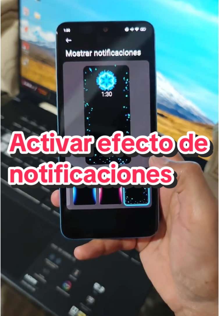 Cómo activar el efecto de notificaciones en tu Xiaomi. #xiaomi #hyperos #hyperos2 #cesarmartin #redmi 