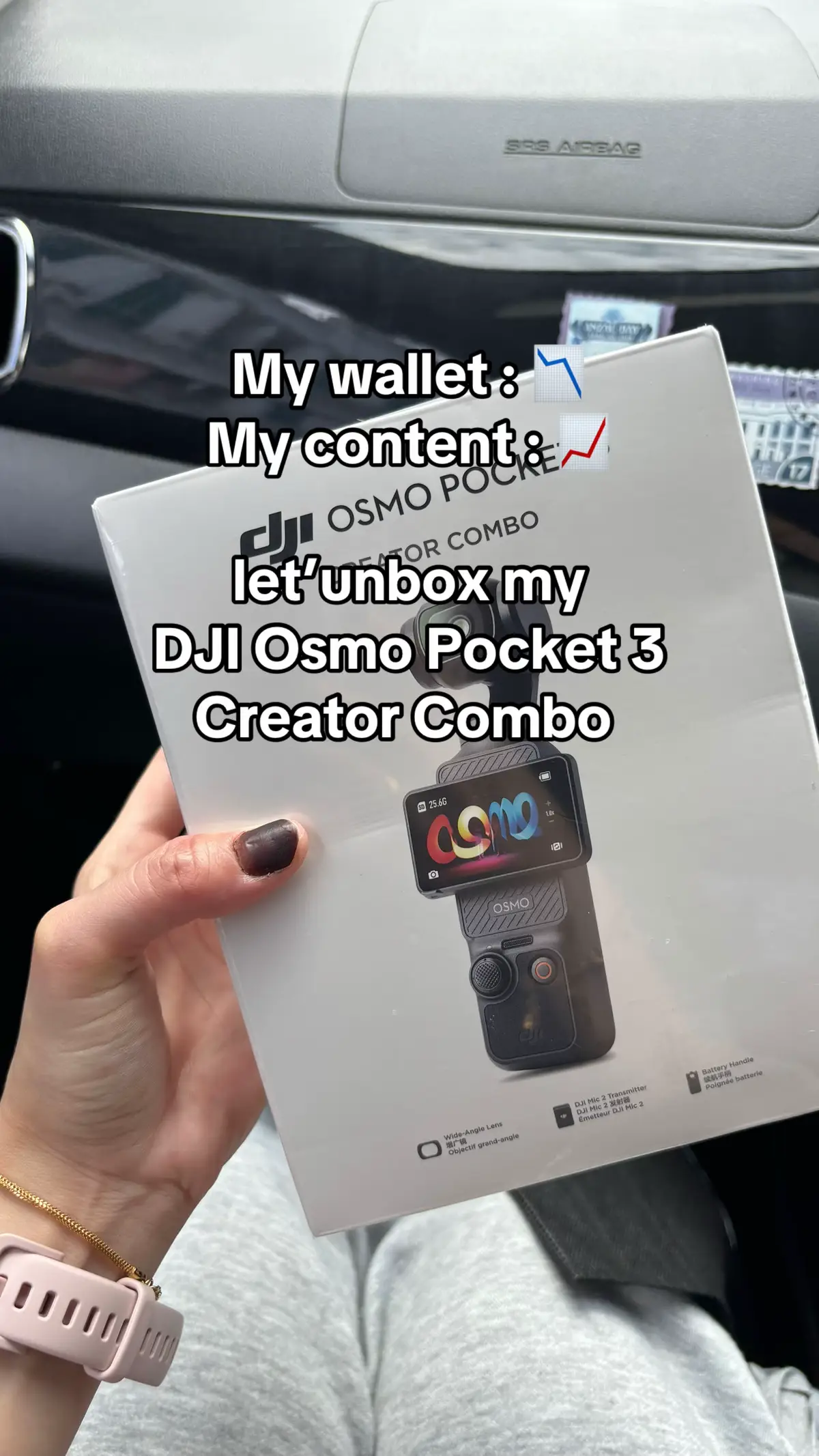 #dji #djiosmopocket3 #osmopocket3 #fyp #camera #content #contentcreator #foryou #unboxing 