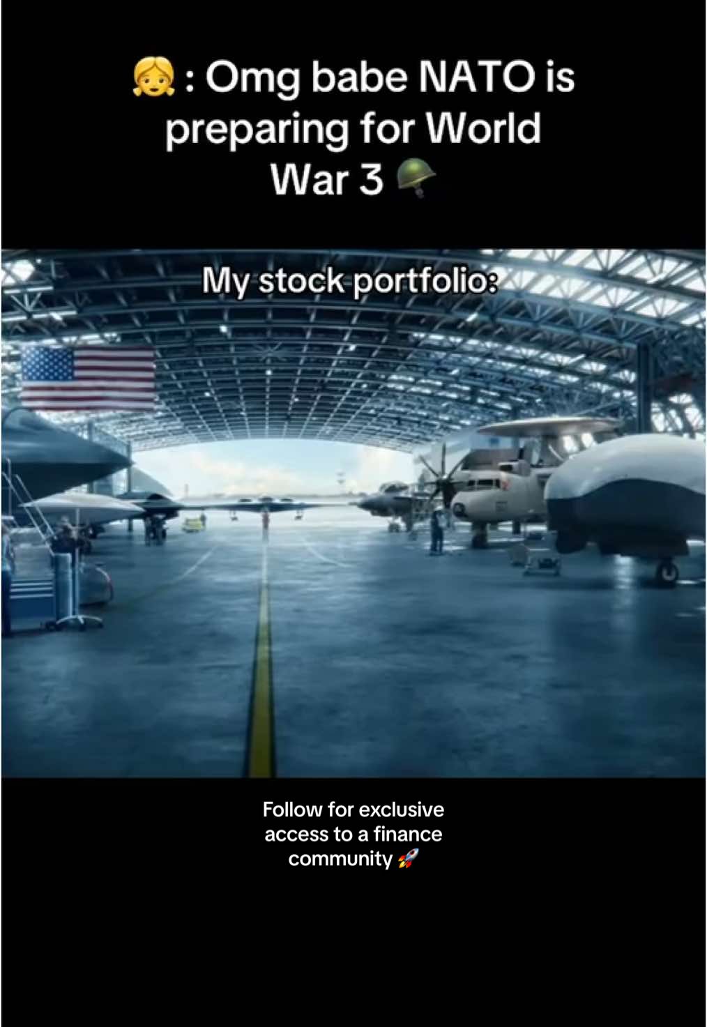 Investing at its highest #foryoupage #fyp #viralvideos #ww3 #stocks #portfolio #militarylife #investment #investing #rich #finance  #wallstreet #CapCut #knowledge #economics #creatorsearchinsights 