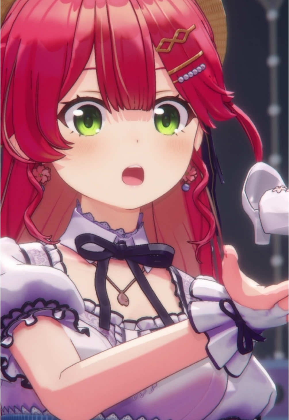 シンデレラのようにドレス姿に変身…⁉️👗#vtuber #さくらみこ #hololive 