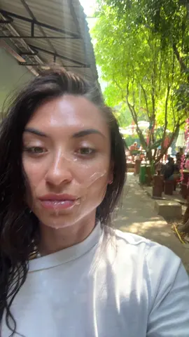 I am not walking around with anything on my face 
