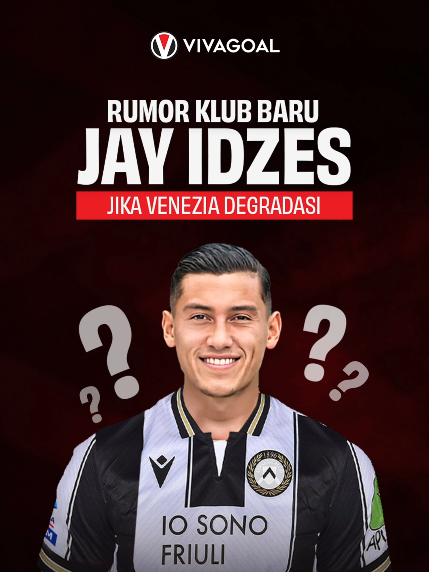 Bek andalan Indonesia yang saat ini berkarir di Venezia dirumorkan diminati beberapa klub Serie A lain. Jay Idzes bisa saja hengkang menerima tawaran klub lain karena saat ini Venezia terancam degradasi dari Serie A. Kira-kira kemana Jay Idzes akan berlabuh, Vivamania?🤔 #TimnasIndonesia #pssi #jakarta #timnasday #Timnas #vivagoal #jayidzes 