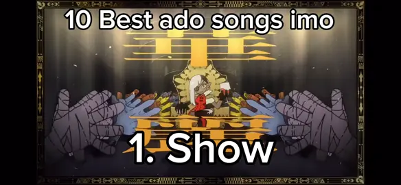My…… my god was it difficult to pick just 10 #ado #adomination #adoworlddomination #adosupremacy #show #readymade #usseewa #ashurachan #odo #rule #episodex #totmusica #newgenesis #mirror #top10 