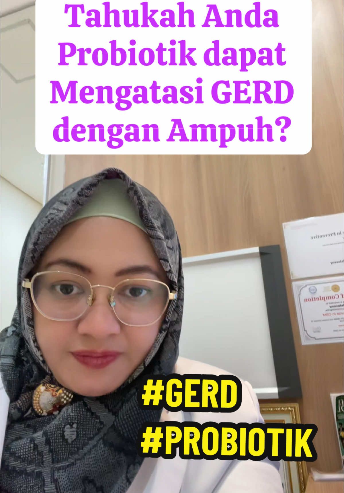 Manfaat Probiotik bagi penderita GERD#gerd#probiotik #tipsinternis 