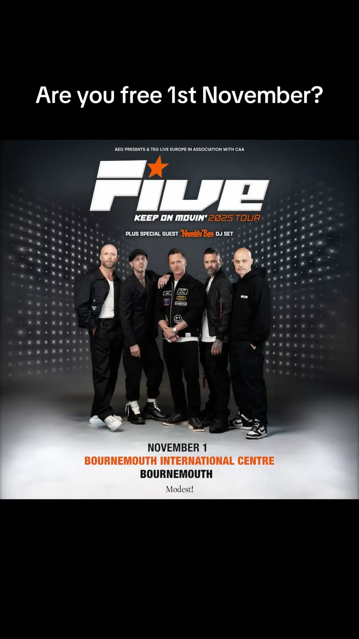 #five #5 #tour #reunion #90skids #bic #musica #fyp #abcxyz #concerts #livingmybestlife #friends #letsgo 