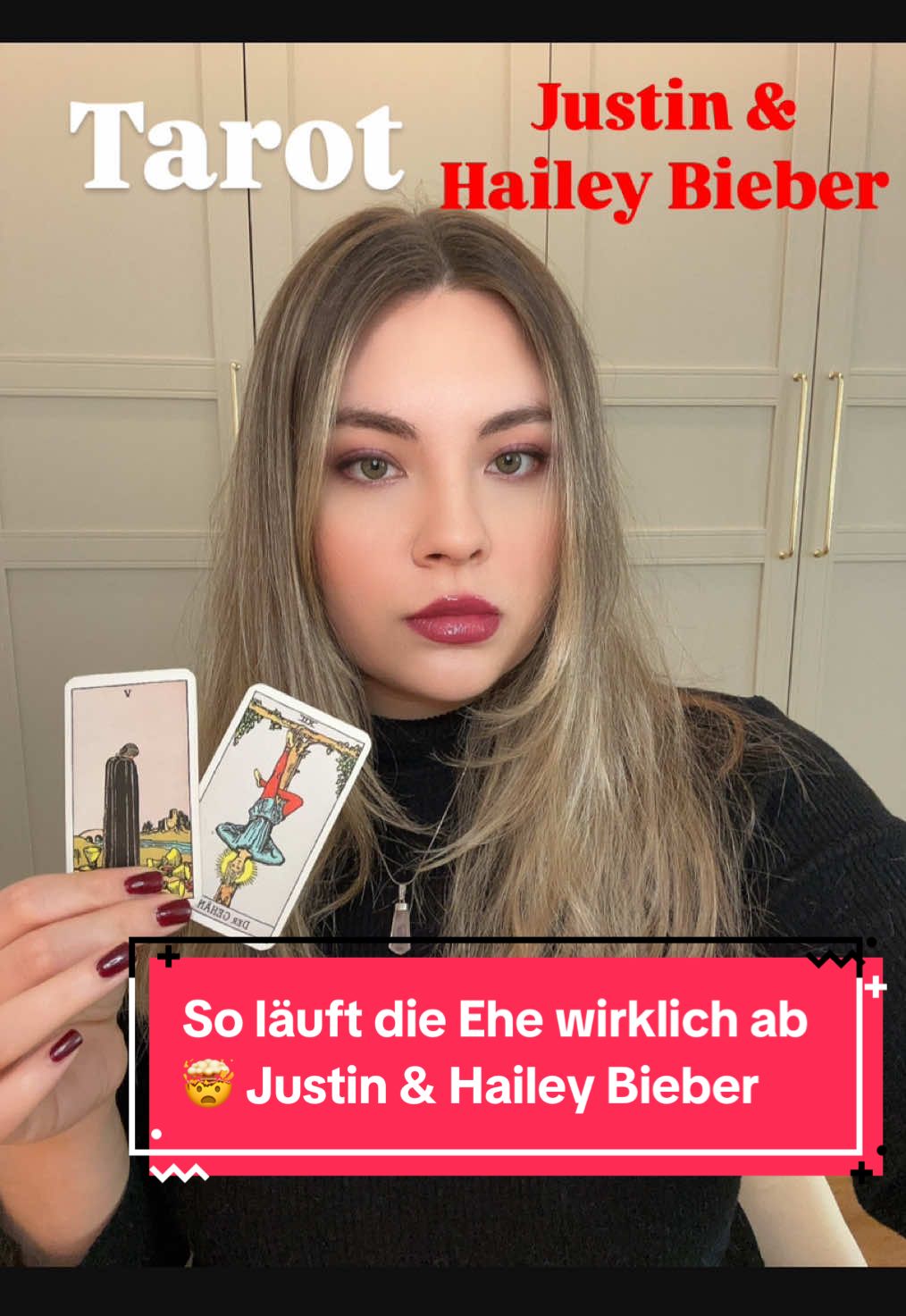 Private Legungen nur über meine Website: www.elina-staneva.de buchbar✨ Link in meiner Bio.  🚨Wichtig: Dieses Video dient rein der Unterhaltung. #tarot #tarotreading #tarotliebeslegung #justinbieber #haileybieber #justinandhailey #biebers #selenagomez #kartenlegen #kartenlegenliebe #liebeslegung 