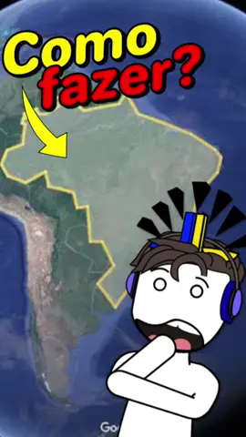 Como nós fazemos os vídeos com mapas? #mapas #googleearth #comofazer #googlemaps 