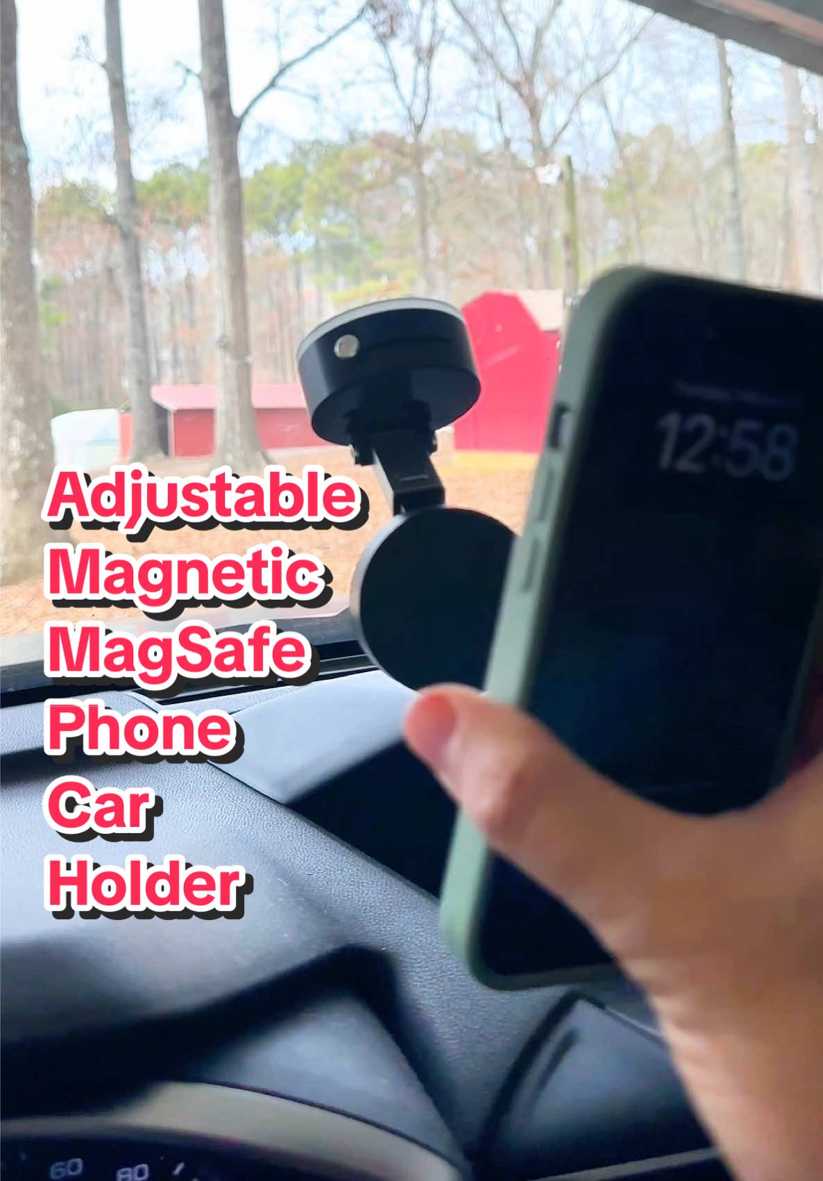 Adjustable Magnetic MagSafe Phone Car Holder - Strong Manual Vacuum Suction Cup Holder  #MagSafeCarMount #MagneticPhoneHolder #CarMount #StrongSuction #HandsFreeDriving #AdjustableMount #TechAccessories #SmartphoneMount #RoadTripReady #SecureHold #PhoneStand #WirelessChargingCompatible #EasyNavigation #cartech #dealhunters #SavingsSquad #treasurefinds #tiktokshopfinds #spotlightfinds  #mademyyear  #tiktokshopcreatorpicks #newyearnewaura  #ttsdelightnow #lovelanguage #seasonalgems #ttsdelightnow #tiktokshoploveatfirstfind #tiktokshopjumpstartsale #ttslevelup   #tiktokshopspringglowup #ttshome #springtok 