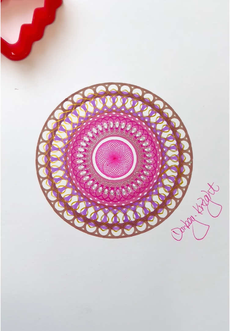 It’s very healing .💖💖💖#spirograph #asmr #relaxed 