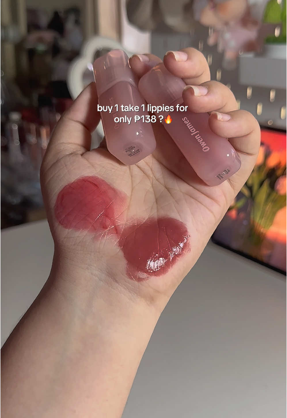 bongga ang lipstain mimaaa worth it  shade: 04 & 05 #liptint#lippies#longlasting#fyp#viral 