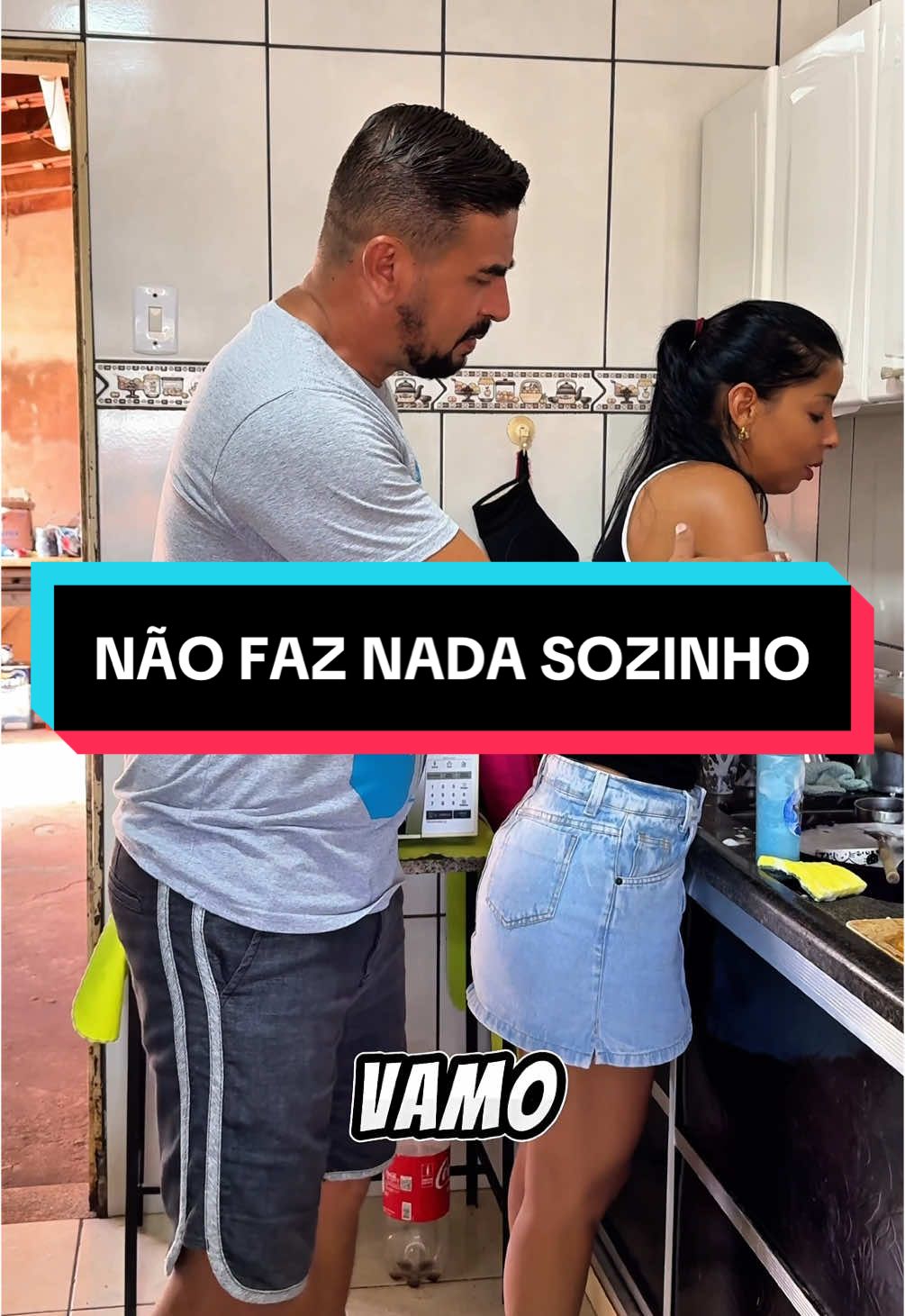 Não faz nada se eu não estiver junto…