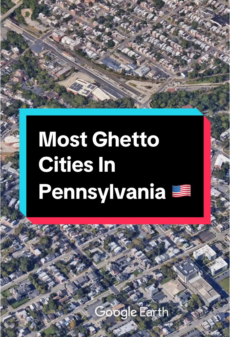 Which city in Pennsylvania is the most ghetto? 🇺🇸 #pennsylvania #us #ghetto #city #googleearth #top15 #ranked #northamerica #unitedstates