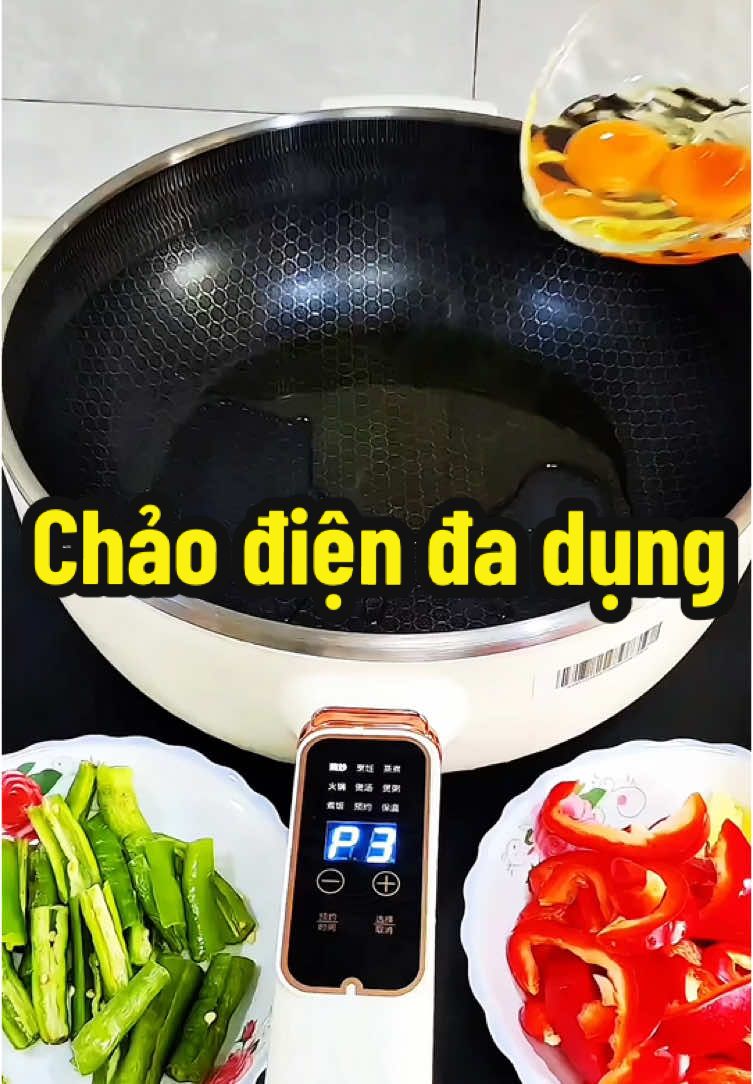 Chảo điện đa dụng, cắm điện trực tiếp dùng chiên, xào, nấu canh, nấu lẩu cực lợi hại#chaodiendanang #giadungnhabep #xuhuong #tiktok #viral #LearnOnTikTok 