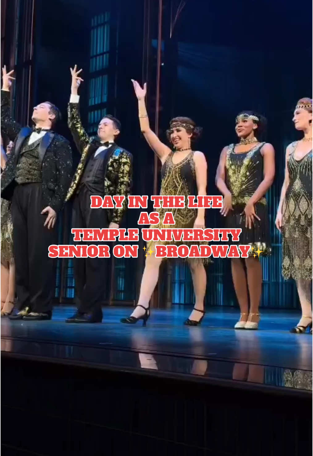 day in the life!  commute day to @Temple University for class and back to @The Great Gatsby Musical for a show inspired by @Jhailyn @& Juliet on Broadway ◡̈ @templemusicaltheater @TempleMT25 @TempleTheatersTok #temple #templeuniversity #dayinmylife #broadway #greatgatsby #swing #commuterlife 