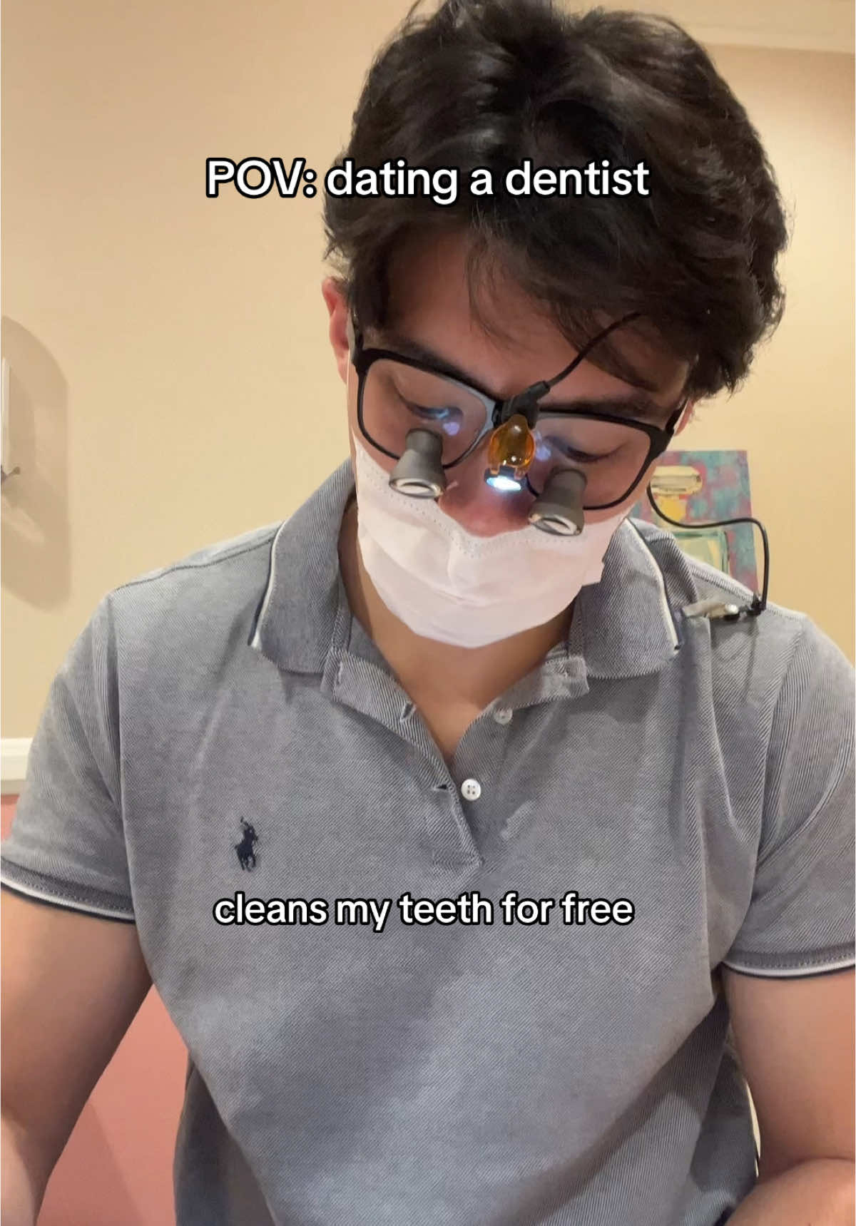 Can recommend 9.5/10🤨 #myboyfriend #dentist #pov 