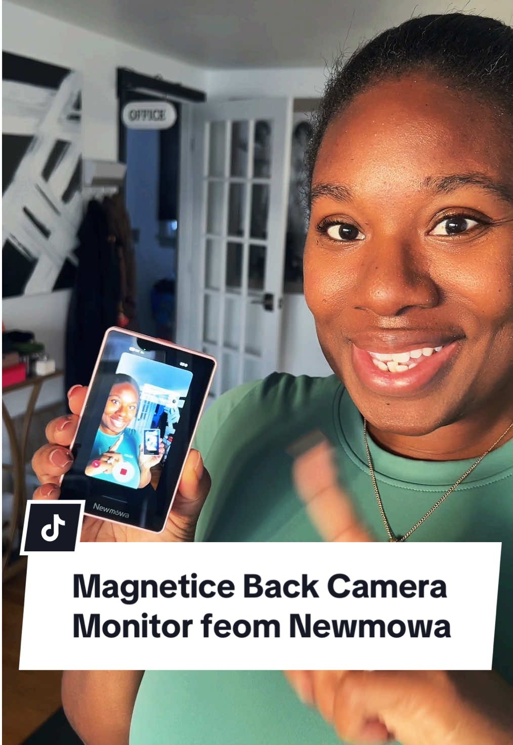 Replying to @mamaznokeaaa girl, yes! This one right here is a must have. The quality that the back camera gives is unmatched and now with this magnetic back camera monitor from @newmowa it’s even easier to achieve! #selfiescreen #backcameramonitor #newmowa #creatorboostcamp #giftguide #ttsdelightnow #ttslevelup #springtok #tiktokshopspringglowup #vlogscreen 