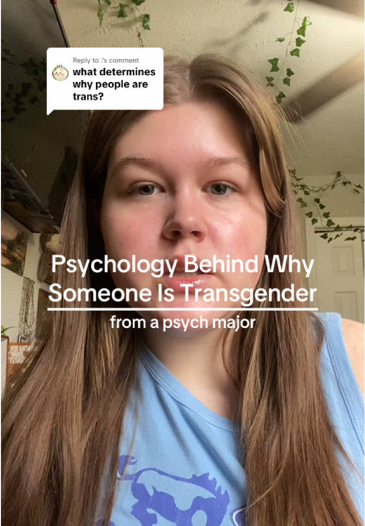 Replying to @. Science overwhelmingly supports that being trans is a natural and biological variation of human identity.  Some of the Studies Used .Zhou et al. (1995)- Brain structure differences  .Henningsson et al. (2005)- genes and androgen sensitivity  .Heylens et al. (2012)- twin study Olsen et al. (2015)- transgender kids gender identity stability  #fyp#psychologyfacts#transgender#relatable 