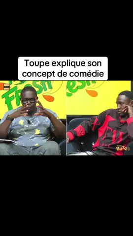 Toupe explique son concept de comédie #rhhm #rhhmbuzz #mali 