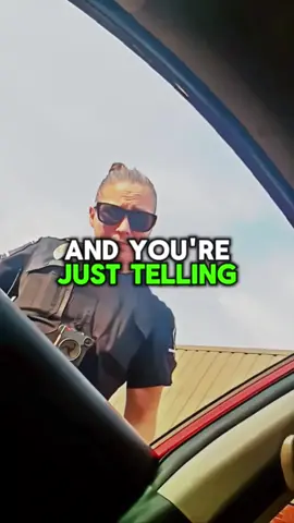 Dumb Cop Racial Profiles And Demands ID #cops #police #copsoftiktok #policeofficer 