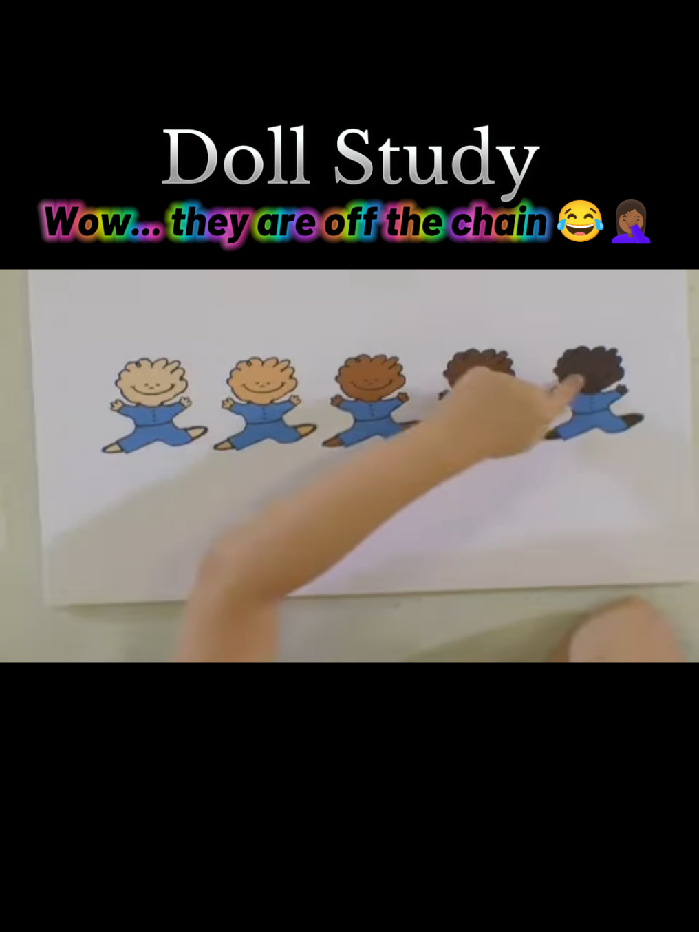 Doll Study #dollstudy #education #kidsoftiktok #truecrime #study #LearnOnTikTok #school #test 