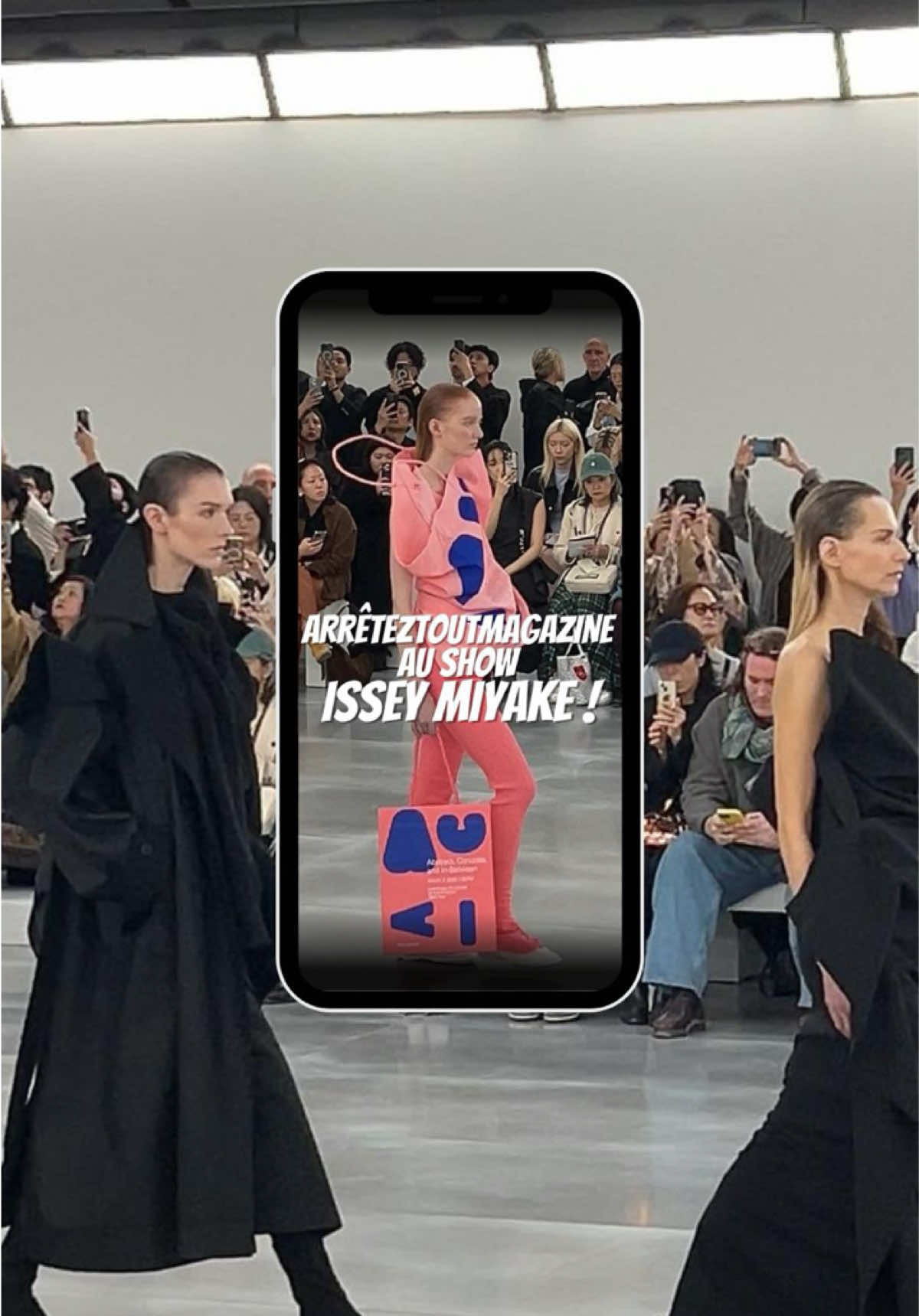 arreteztoutmagazine était au défilé de Issey Miyake par Satoshi Kondon ! 🎤 #pfw #pfw2025 #parisfashionweek #isseymiyake @Paris Fashion Week 