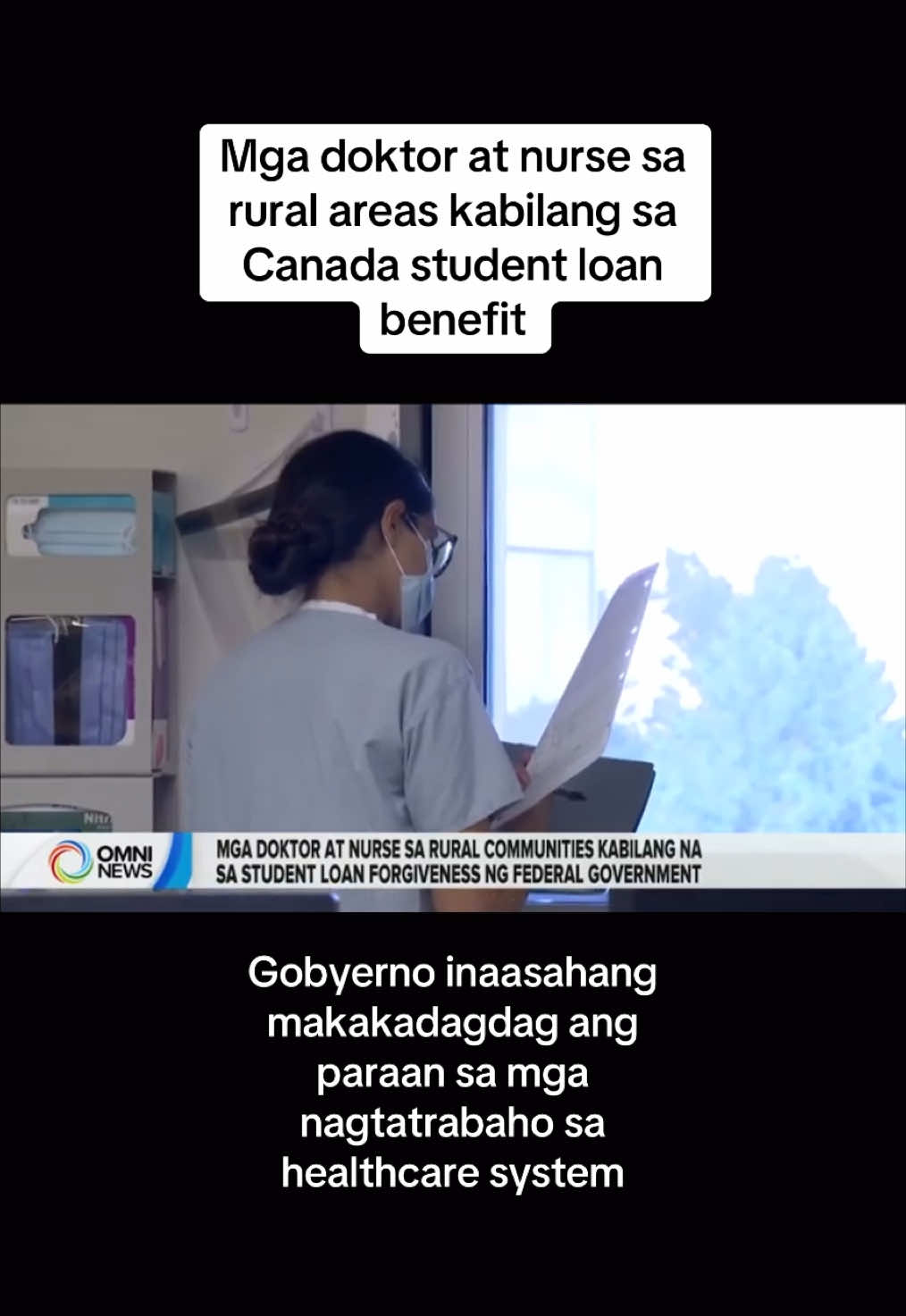 The federal government extended the Canada student loan forgiveness benefit to include doctors and nurses working in rural communities, the latest attempt to fix the ongoing healthcare crisis in the country. Keisha Balatbat reports. #OMNINews #OMNIFilipino #studentloan #student #canada #nurse #healthcare #filipino 