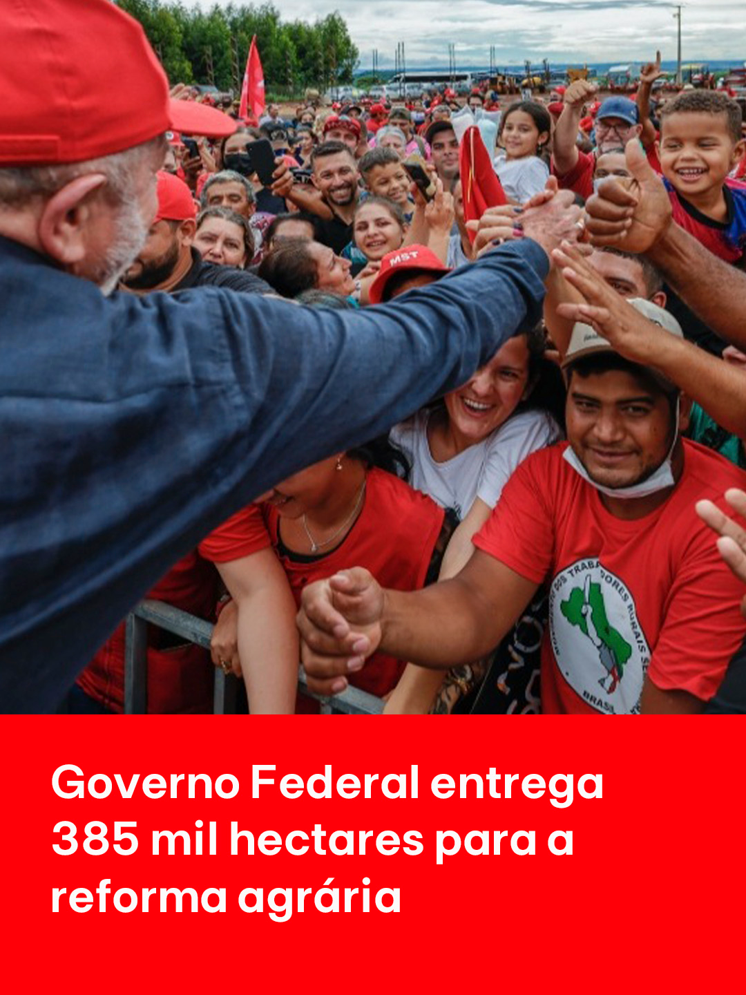 🪏🌾 Governo Federal fez a entrega de mais de 385 mil hectares espalhados em 24 estados do país. #governofederal #governolula