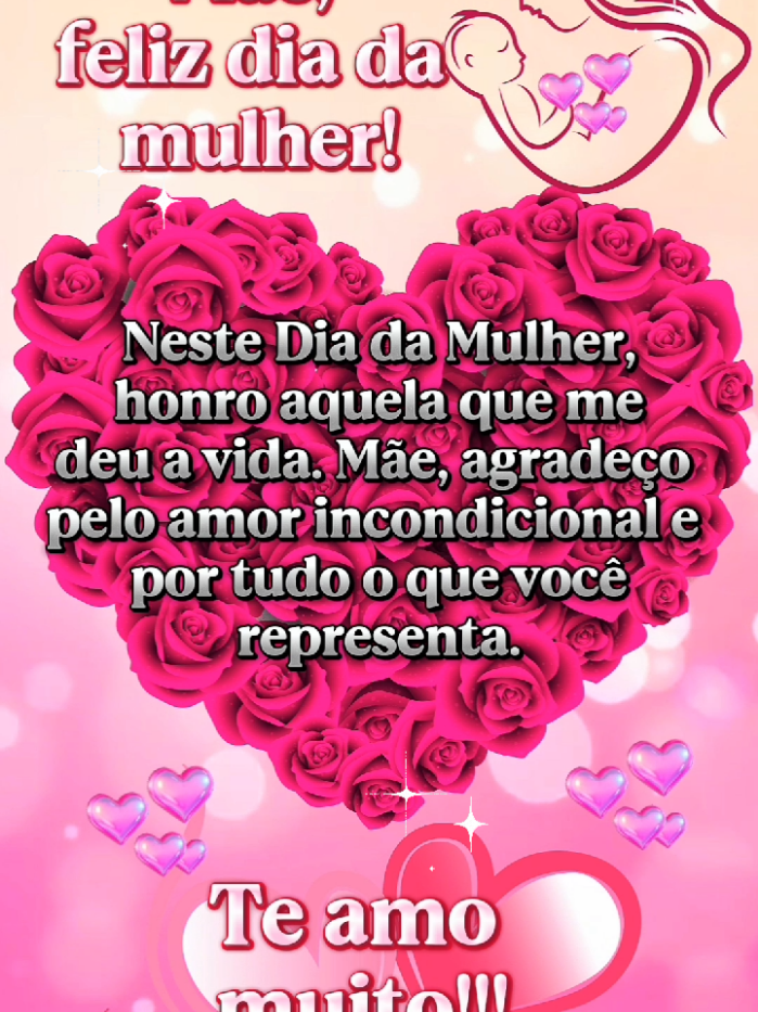 Feliz dia da mulher, Mãe!🌷💕 #diadamulher #mulher #mulheres #felizdiadamulher #mensagem 