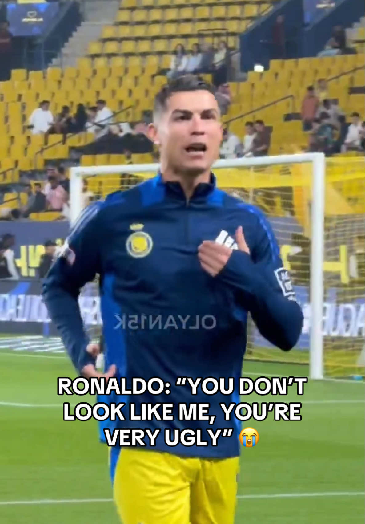 Cristiano Ronaldo VIOLATED this fan 💀 #cristianoronaldo #siuuuu #speed #ronaldo #football #shoutoutot (via 