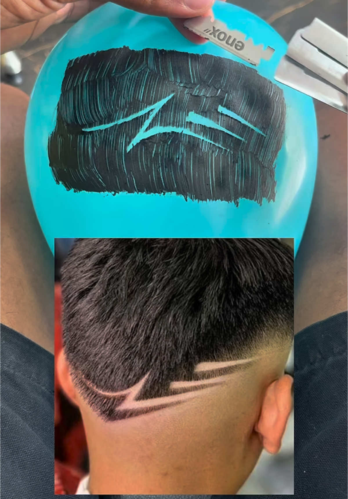 Freestyle para degrade em v